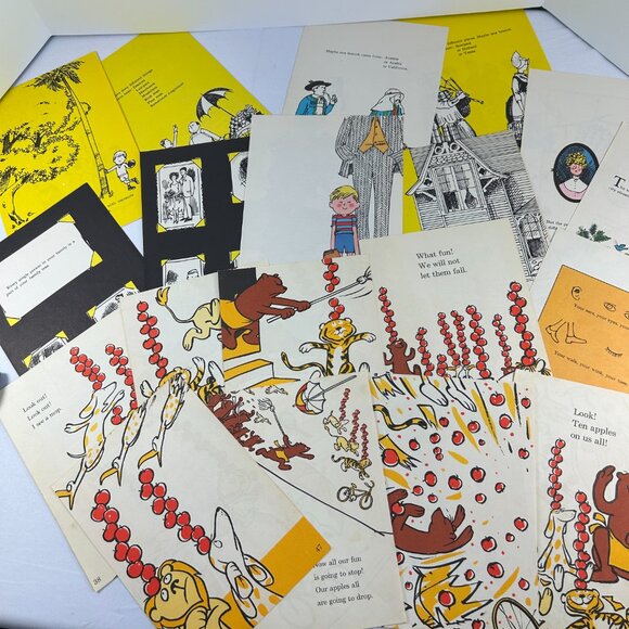 Lot Ephemera Vintage Childrens Book Pages Scrapbooking Junk Journal Raggedy Ann - Picture 8 of 9